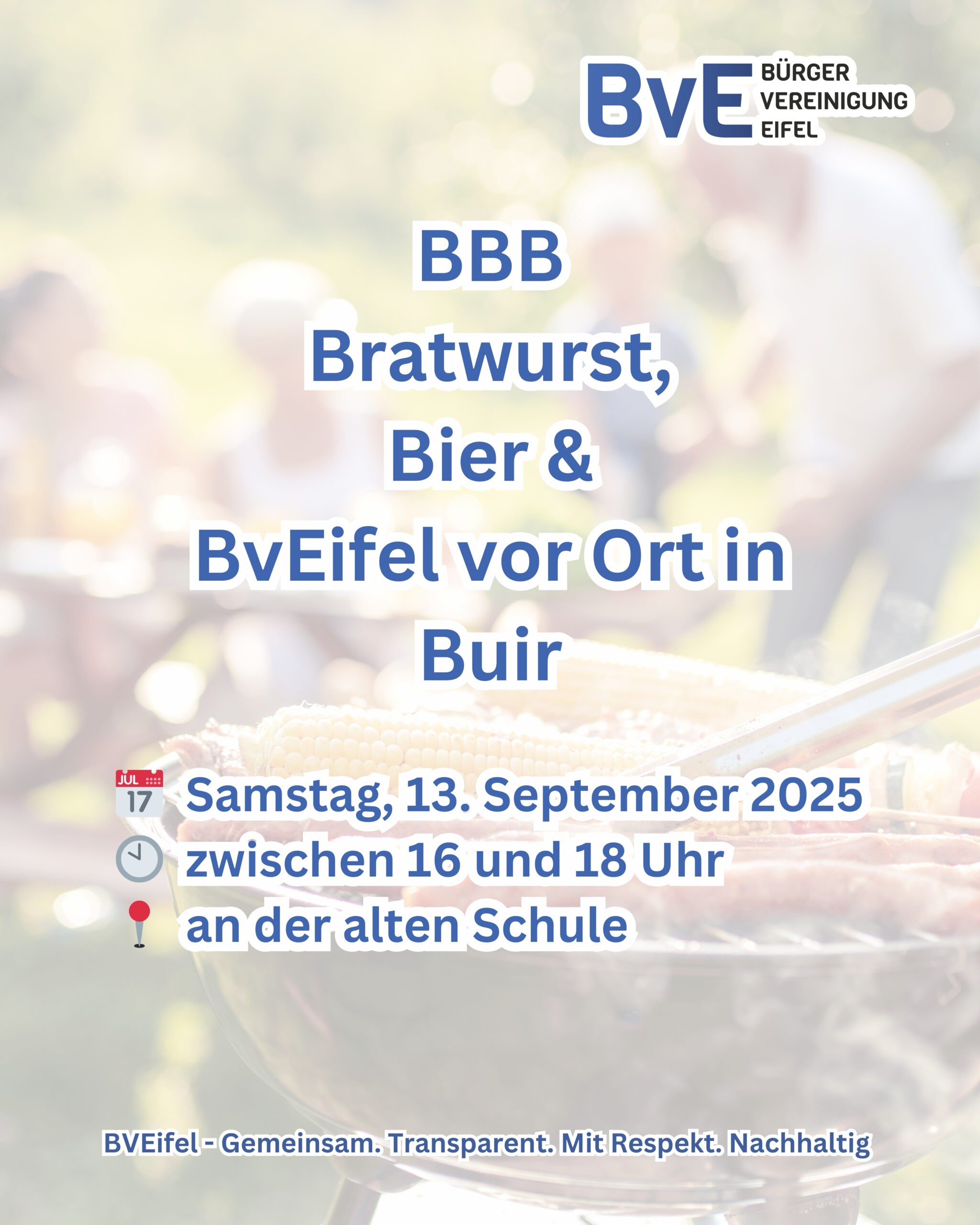BBB – Bratwurst, Bier & BvEifel vor Ort in Buir!